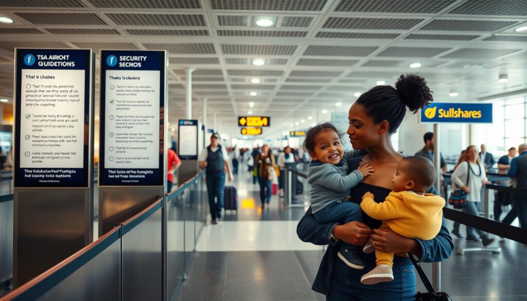 TSA guidelines for traveling with children