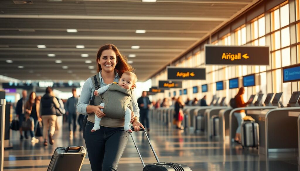 airport time management for families