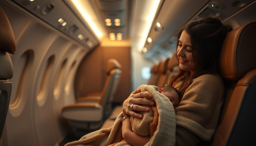 baby comfort during flight