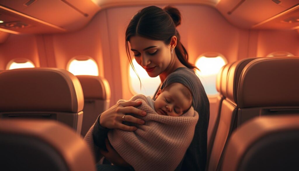baby comfort on flights