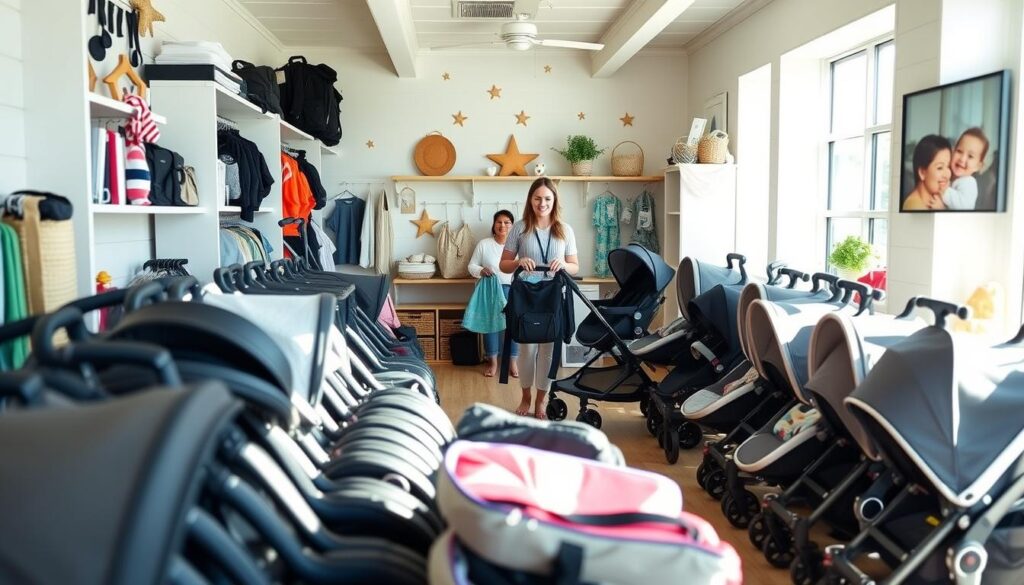 baby gear rental for efficient packing