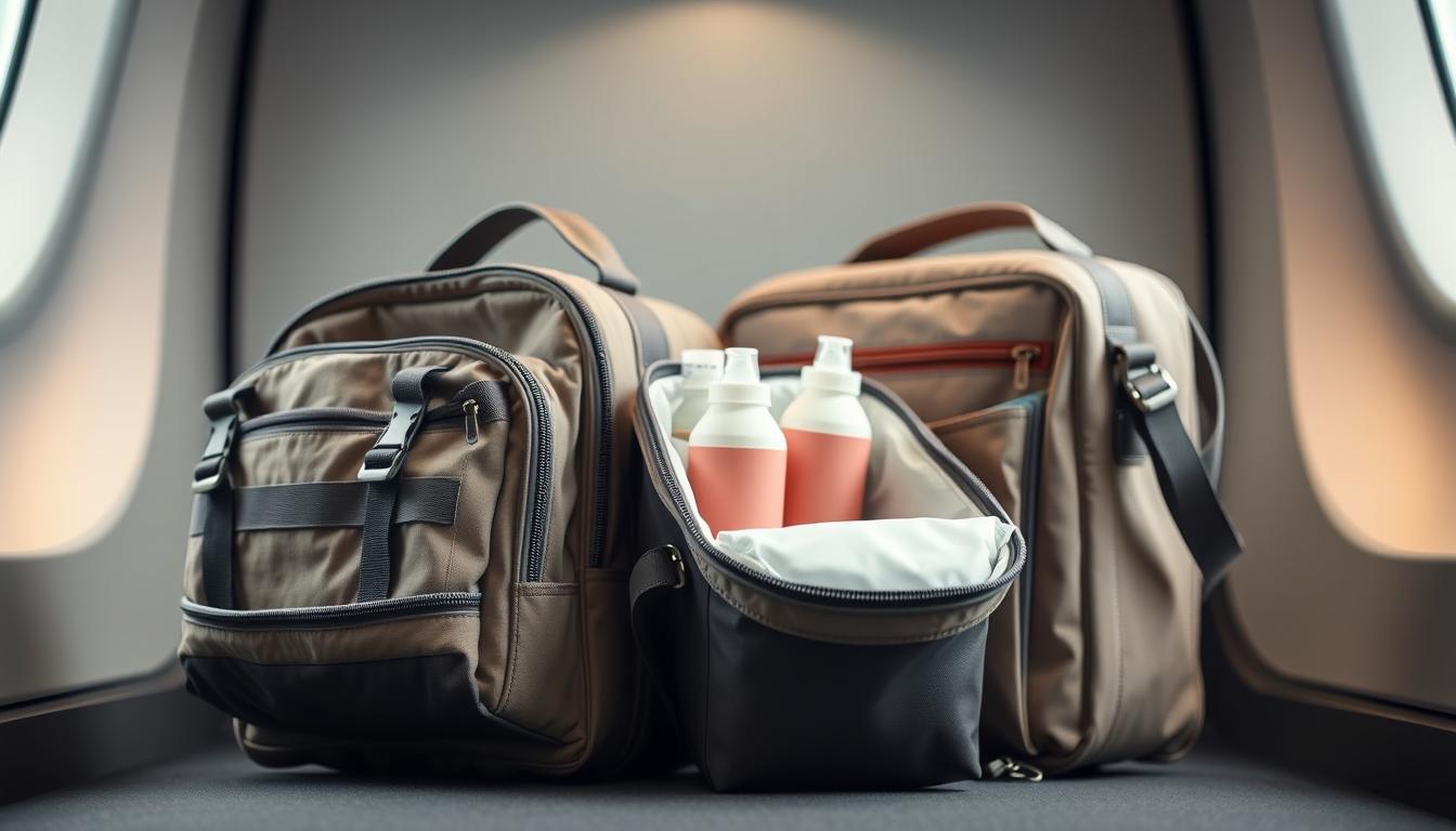 carry-on bag for single mothers with baby traveling to cold destinations