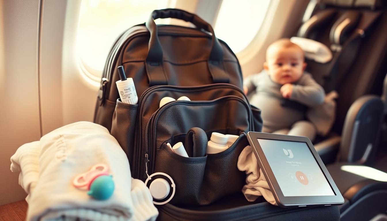 carry-on for domestic flight with baby