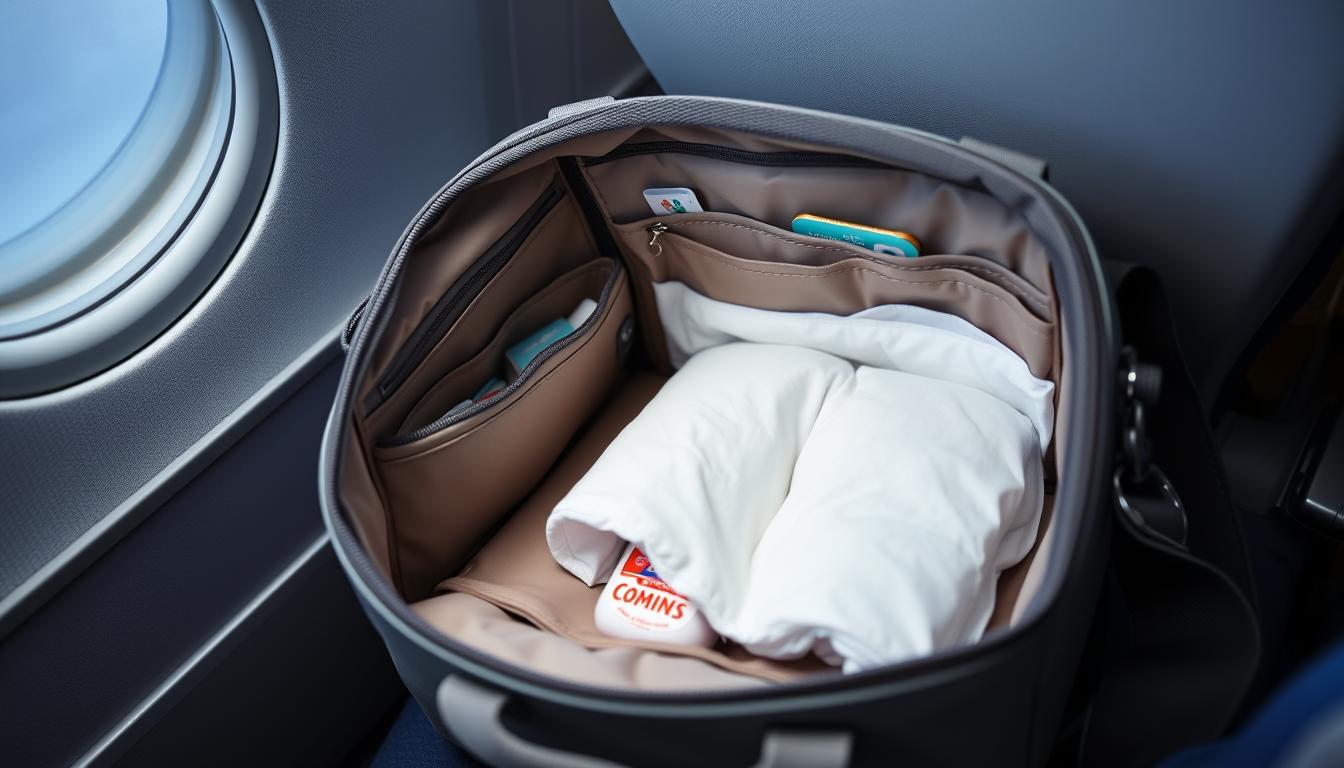 carry-on for overnight flight with baby