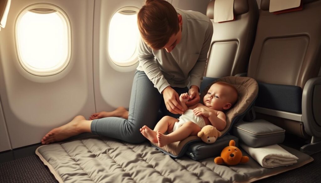 diaper changing while traveling
