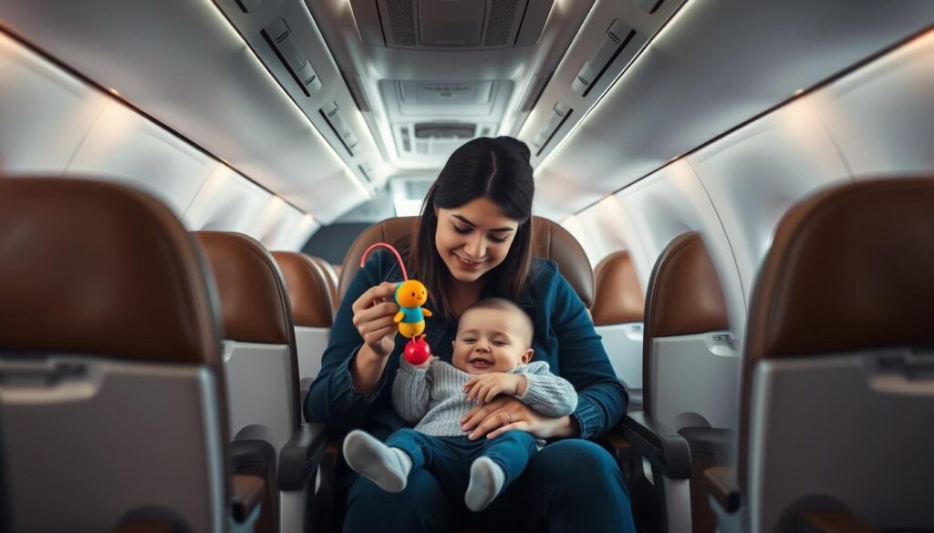 entertaining babies on flights