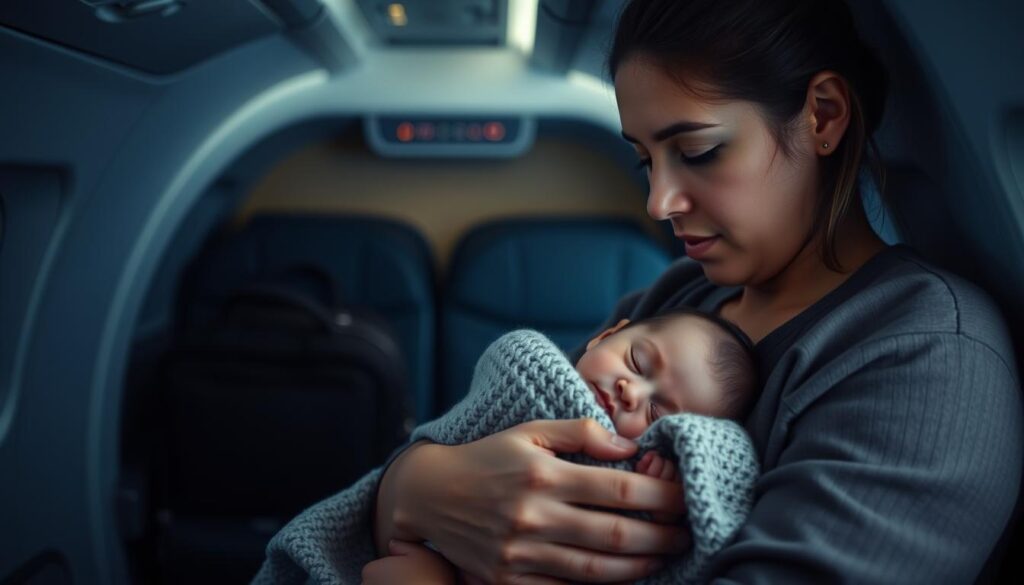 infant comfort on flights