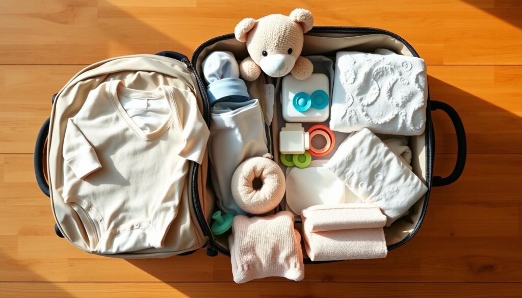 packing list for solo mom and baby travel