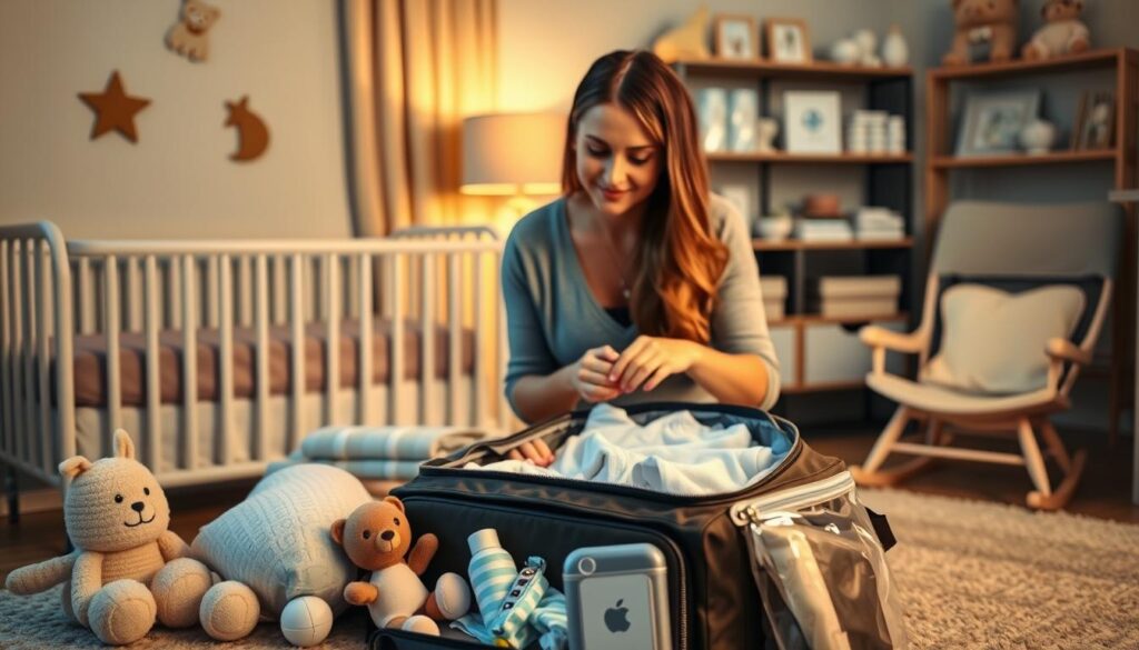 preparing baby for travel
