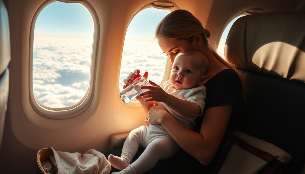 baby hydration during flights