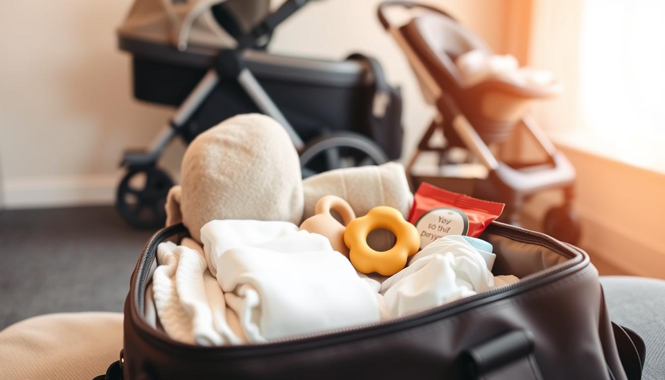 carry-on luggage for flight delays with baby