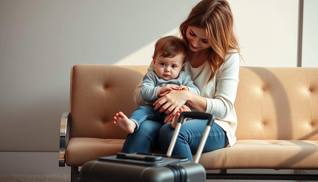 carry-on luggage to strengthen mother-baby bond
