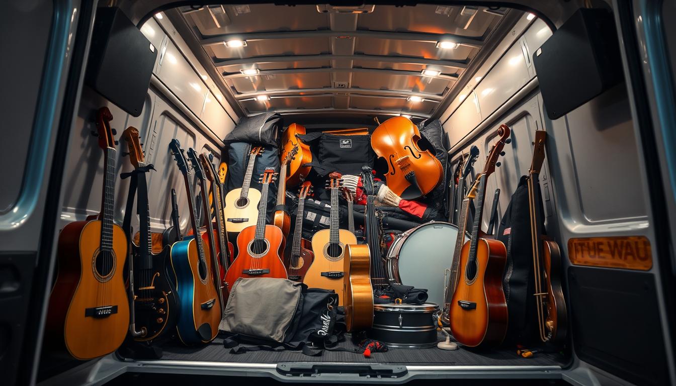 Viajar com instrumentos musicais