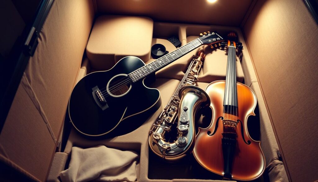 embalagem de instrumentos musicais embalagem de instrumentos musicais