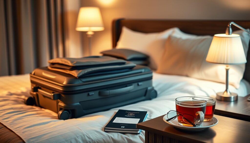 preparação para viagem