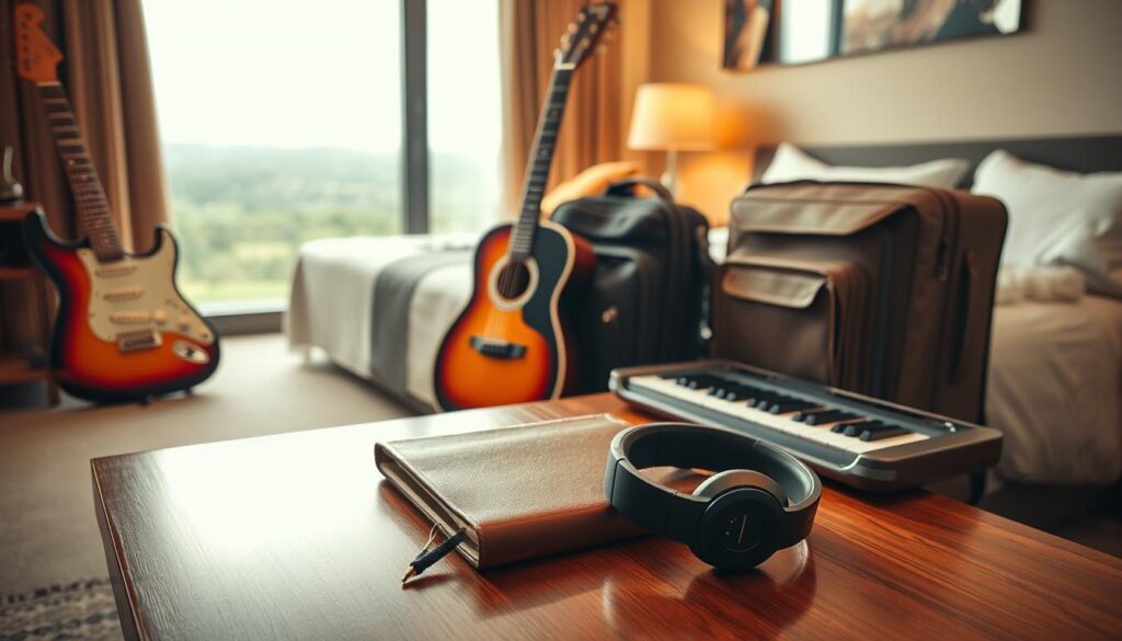 preparativos para viagem com instrumentos musicais preparativos para viagem com instrumentos musicais