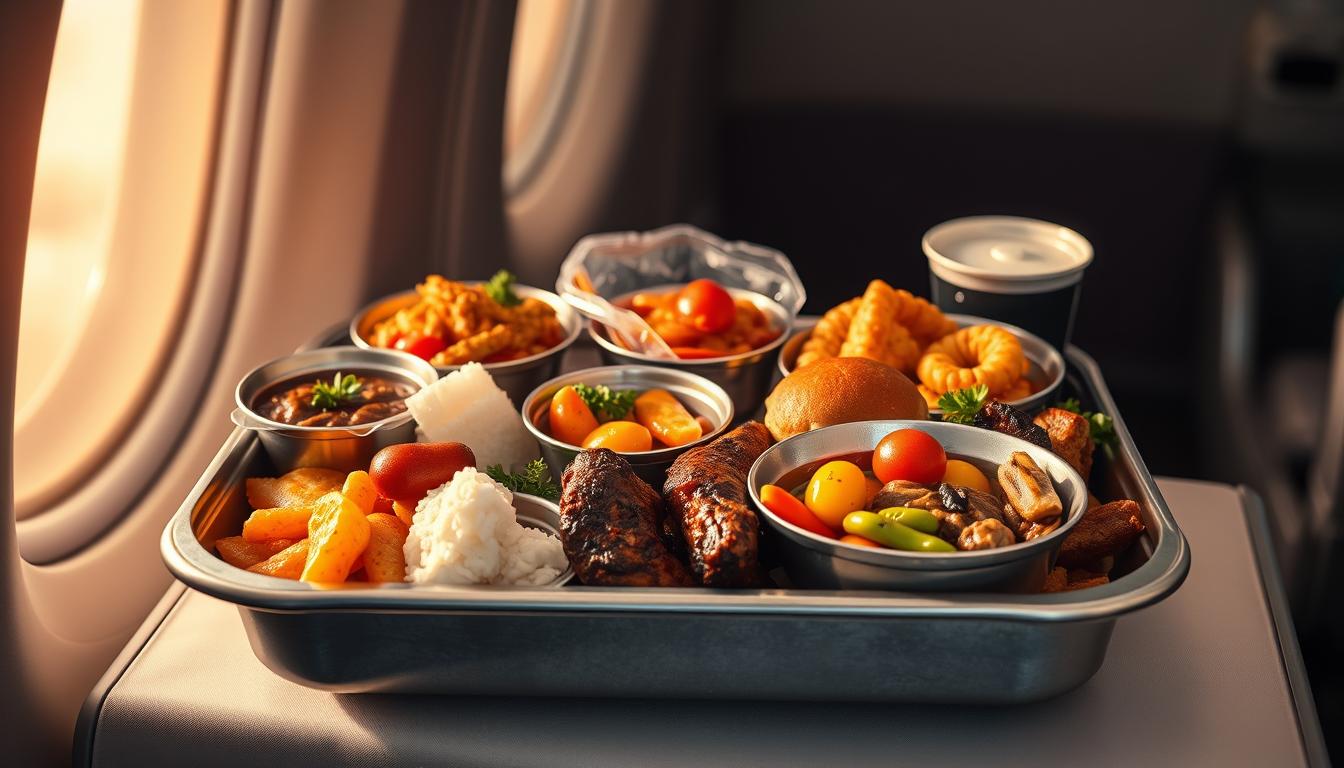comida do avião