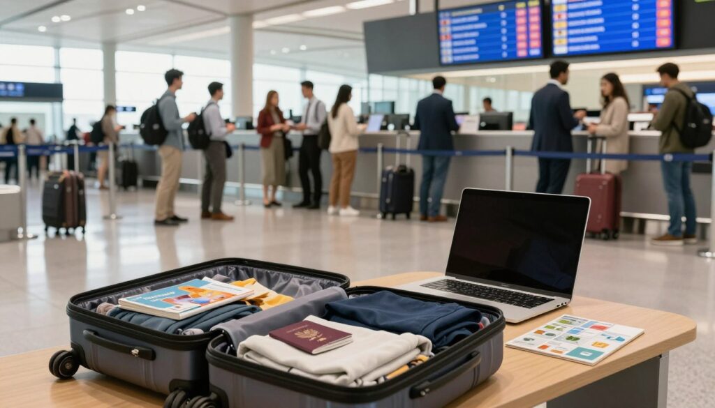 bagagem de voo internacional