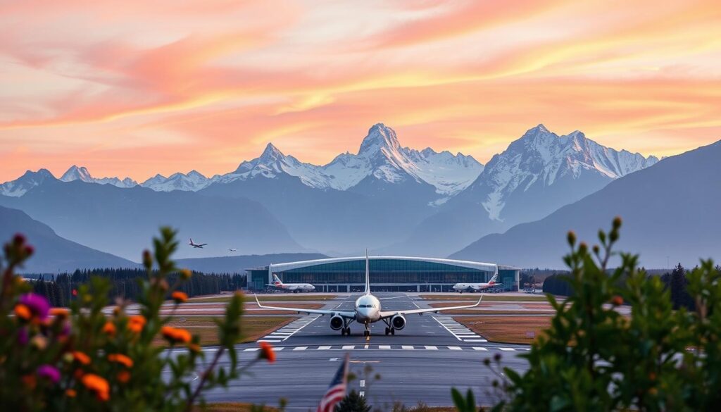 vista panorâmica de montanhas