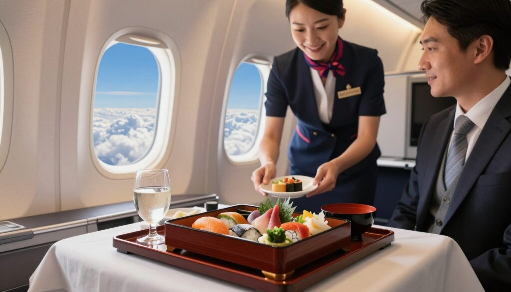 Gastronomia a bordo da Japan Airlines Gastronomia a bordo da Japan Airlines