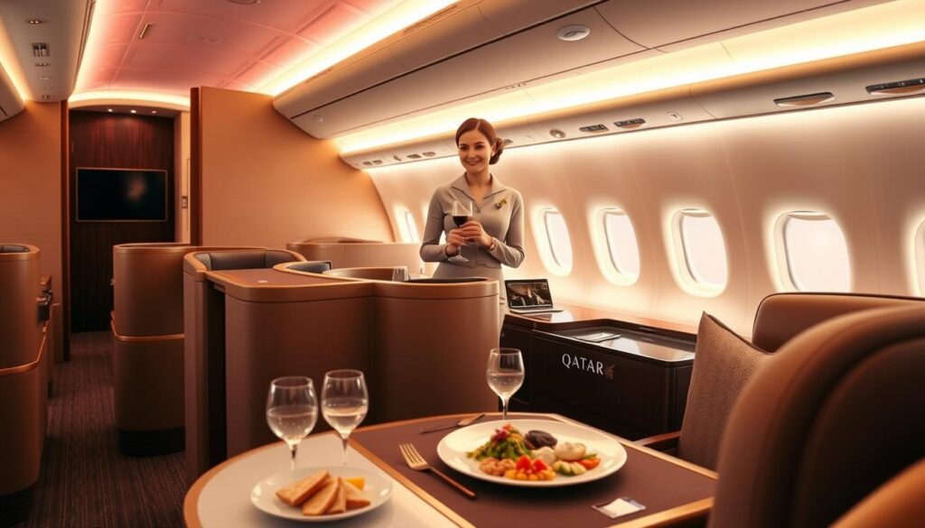 Qsuite Qatar Airways