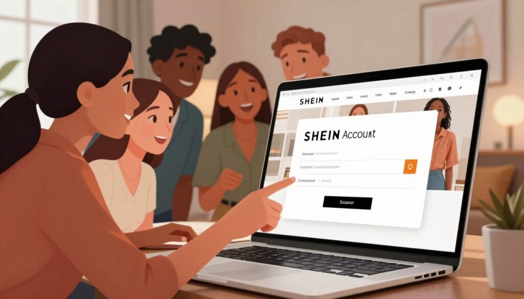 criar conta SHEIN