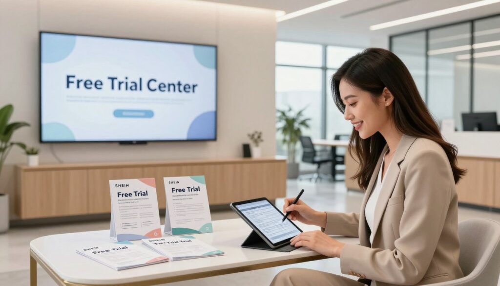 inscrição no Free Trial Center inscrição no Free Trial Center