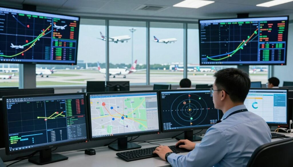 monitoramento de aeronaves