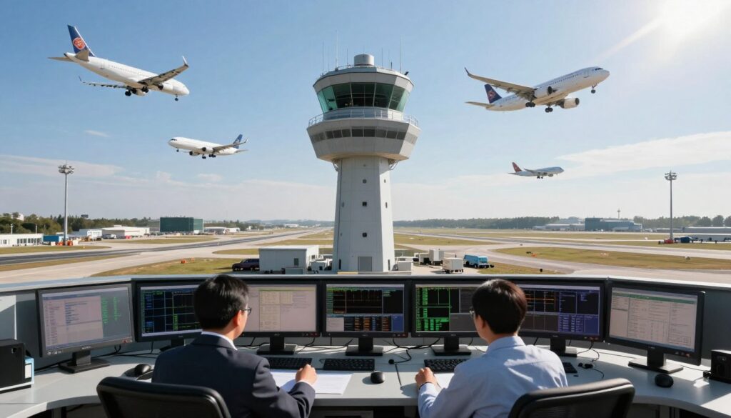 segurança aérea e monitoramento de aeronaves