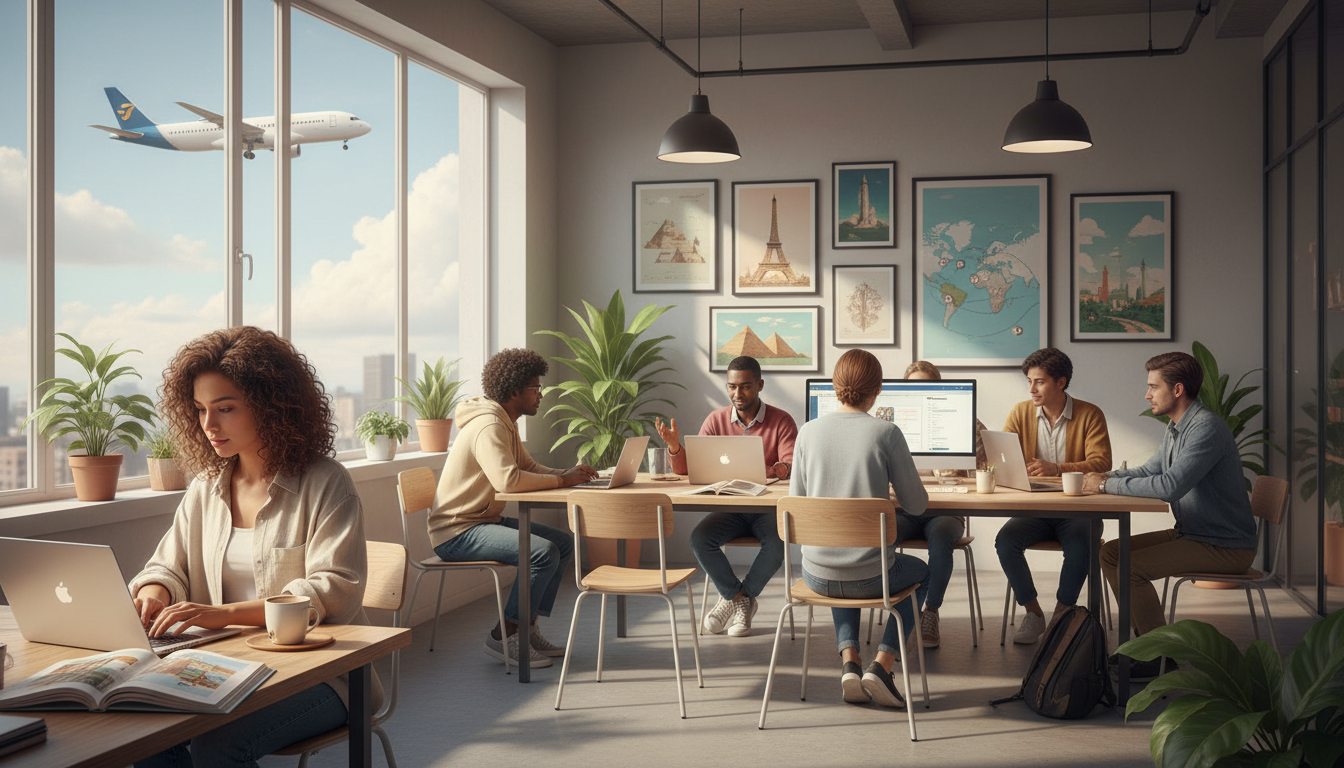 voos ideais para nômades digitais