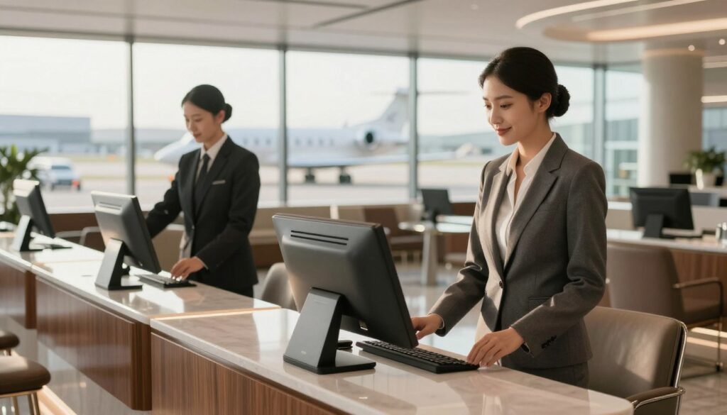 Experiência premium no check-in prioritário