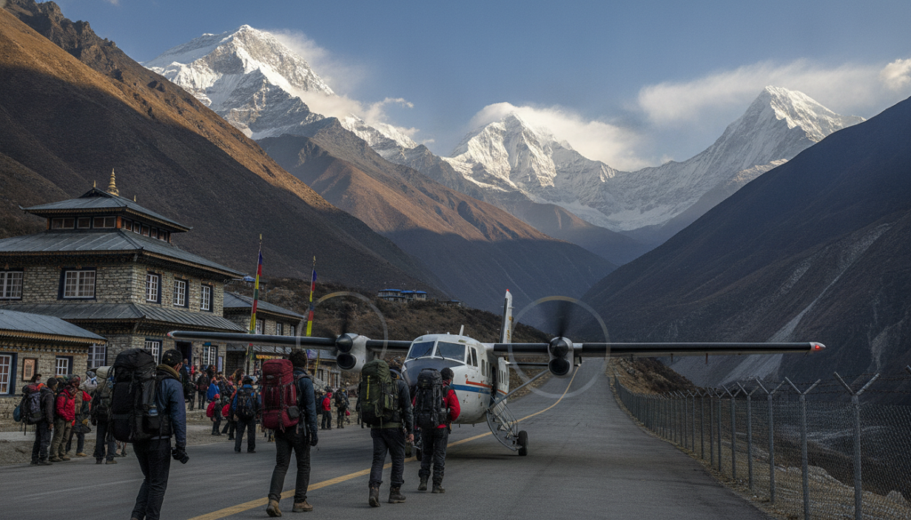 Pousos perigosos no Aeroporto de Lukla Pousos perigosos no Aeroporto de Lukla