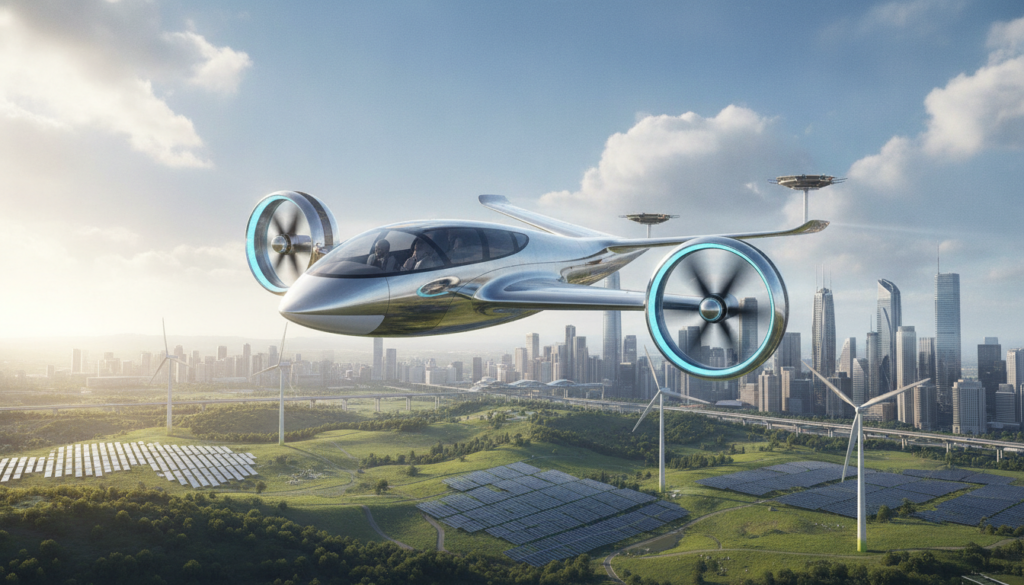 inovação tecnológica na aviação elétrica