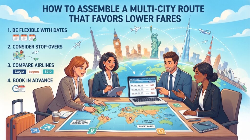 Estratégias para encontrar tarifas aéreas em rotas multi-city Estratégias para encontrar tarifas aéreas em rotas multi-city